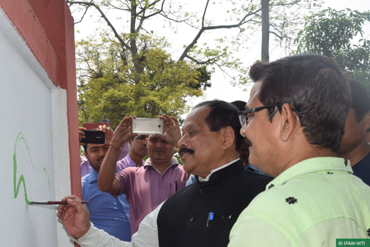 Assam, Awareness for Conservation, Communities, Greater Manas Recovery Project, Manas National Park, Wall Painting