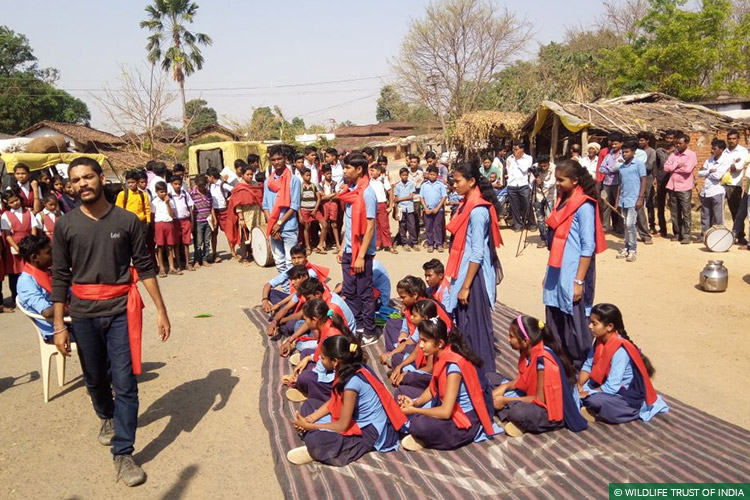 Maharashtra, Gondia, Vidarbha Tiger Project, Tigers, Navegaon-Nagzira, Street Theatre