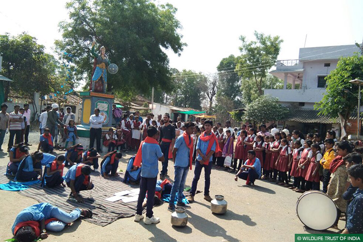 Maharashtra, Gondia, Vidarbha Tiger Project, Tigers, Navegaon-Nagzira, Street Theatre