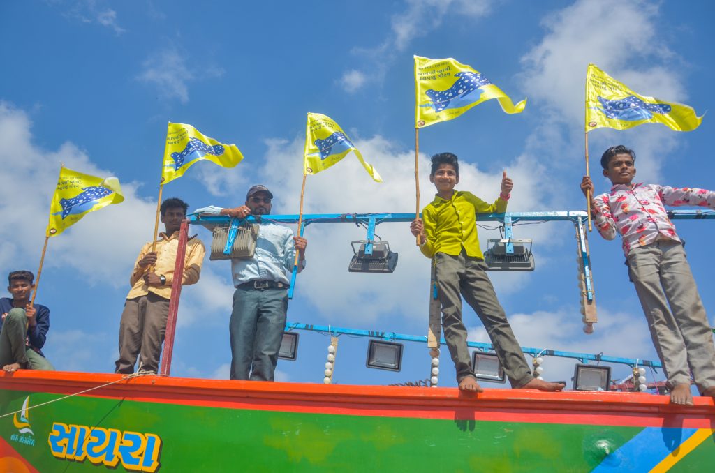 whale shark campaign, Gujarat